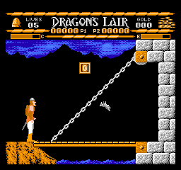 Dragon's Lair (Europe) In game screenshot